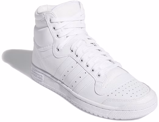 阿迪达斯 Top Ten 高帮 '全白款' S84596 Lookbook 阿迪达斯 Top Ten 高帮 '全白款' S84596