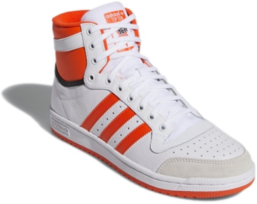 adidas Top Ten High 'White Team Orange' S24136 Lookbook adidas Top Ten High 'White Team Orange' S24136