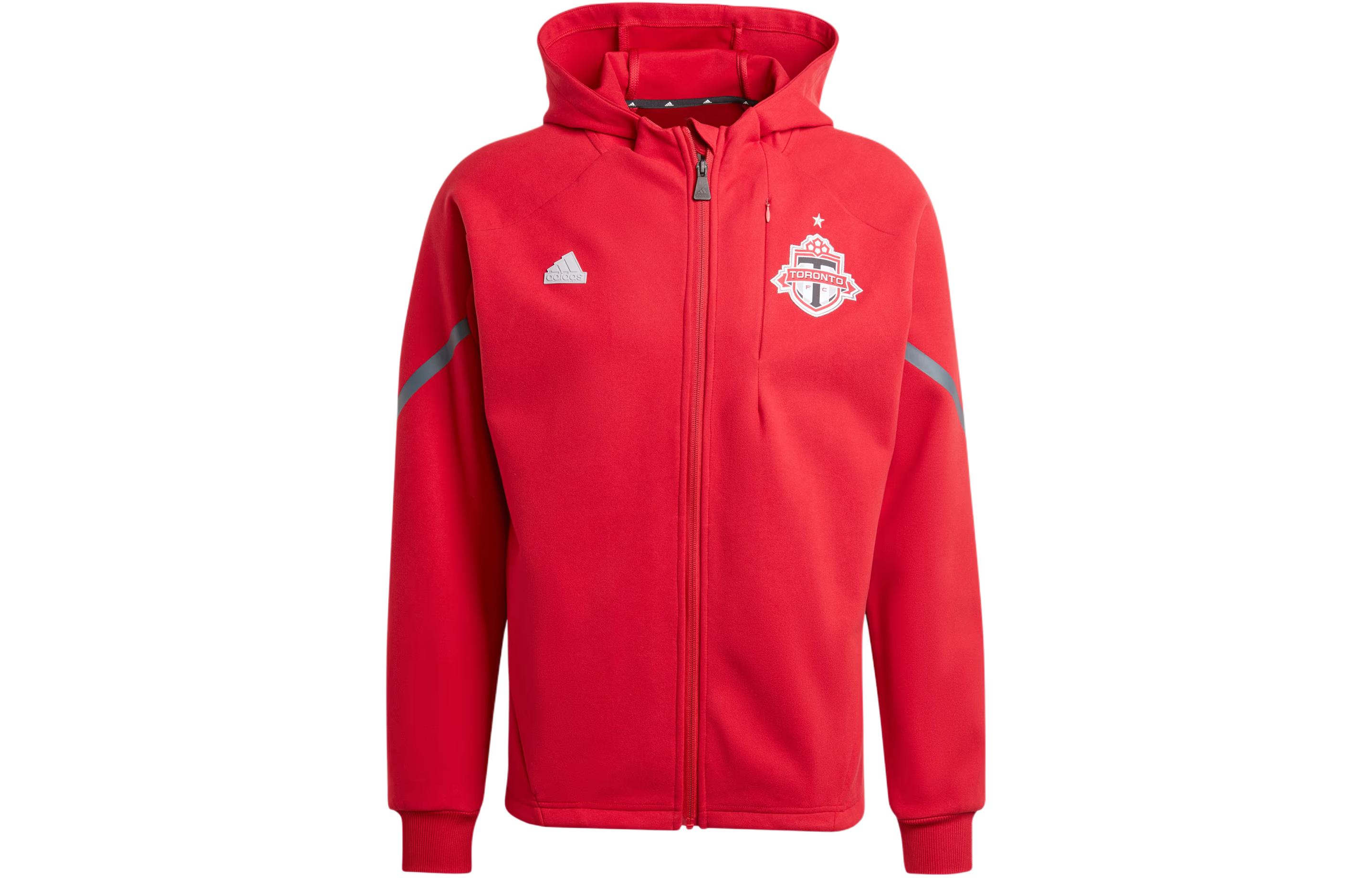 adidas Toronto FC Gameday Anthem Jacket Power Red Long Sleeve Hoodie IQ0733