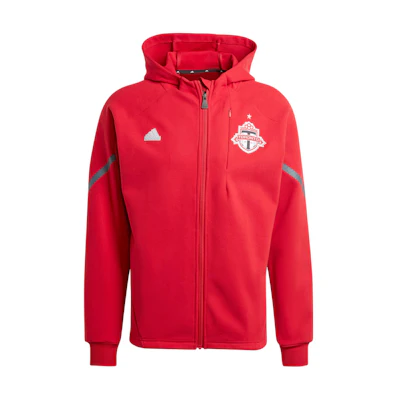 adidas Toronto FC Gameday Anthem Jacket Power Red Long Sleeve Hoodie IQ0733
