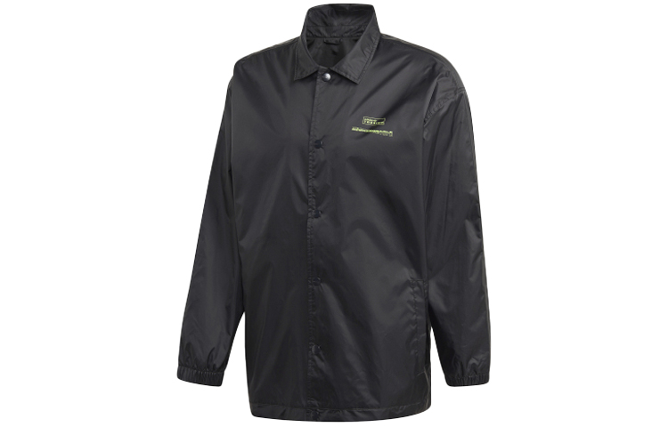 adidas Torsion Coach Jacket Black Fitness Collar Outerwear GD6012