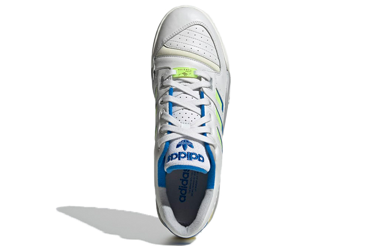 Shop adidas originals Torsion Comp 低帮 板鞋 男款 白藍綠色