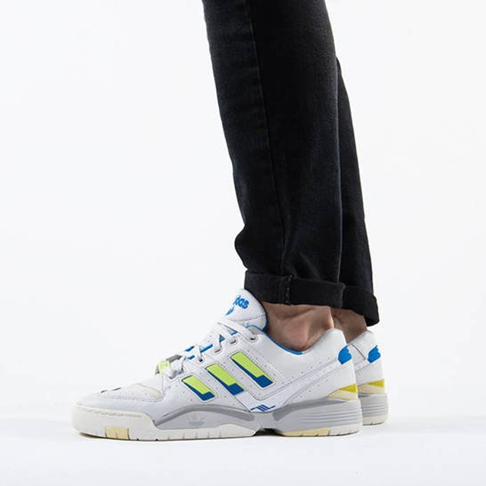 Details for adidas originals Torsion Comp 低帮 板鞋 男款 白藍綠色