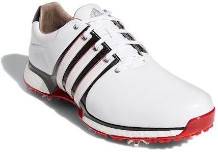 愛迪達 Tour360 XT 防滑耐磨高爾夫鞋 白黑紅 Lookbook 愛迪達 Tour360 XT 防滑耐磨高爾夫鞋 白黑紅