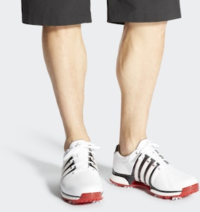 愛迪達 Tour360 XT 防滑耐磨高爾夫鞋 白黑紅 Sizing 愛迪達 Tour360 XT 防滑耐磨高爾夫鞋 白黑紅