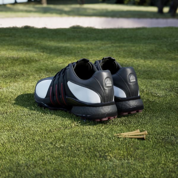 Sizing Adidas Tour 360 20e Anniversaire Chaussures Golf Blanc/Noir/Rouge Power JP5875