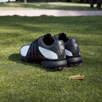 Sizing Adidas Tour 360 20週年高爾夫球鞋 雲白/核心黑/強力紅 JP5875