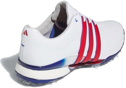 TOUR360 24 ゴルフ 白/赤/青 IE3370 Shop TOUR360 24 ゴルフ 白/赤/青 IE3370