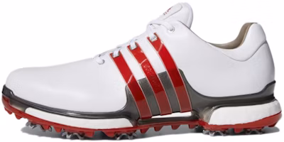 adidas Tour 360 Boost 2.0 'White Red Grey' F33625 adidas Tour 360 Boost 2.0 'White Red Grey' F33625