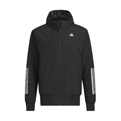 adidas Track Hybrid Light Padded Jacket Black Outdoor Sportswear IS0363