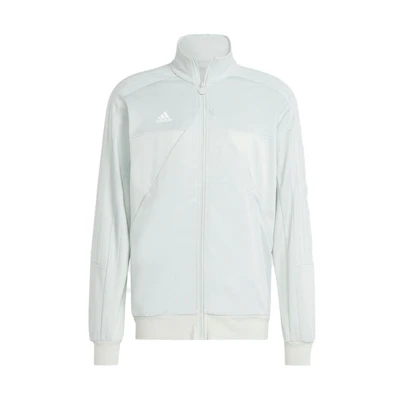 adidas Track Jacket with Logo Stripes - Magic Silver IM2934