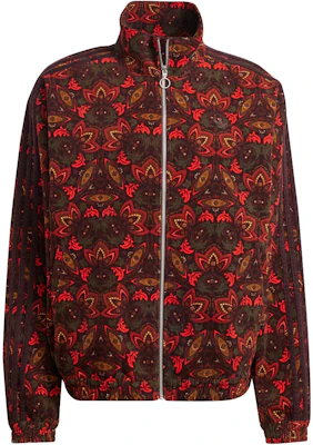 adidas Track Top Corduroy Retro Print Jacket Mens Alumina Brown IS5275 Buy adidas Track Top Corduroy Retro Print Jacket Mens Alumina Brown IS5275