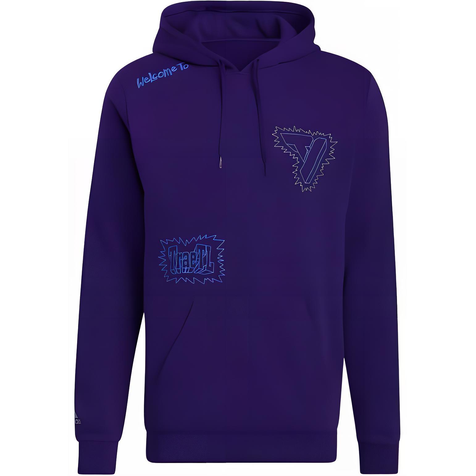 adidas Trae Hoodie Purple - Stylish, Warm, and Comfortable HZ1209