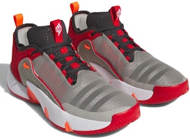 阿迪达斯 Trae Unlimited 灰红篮球鞋 IF5611 Lookbook 阿迪达斯 Trae Unlimited 灰红篮球鞋 IF5611