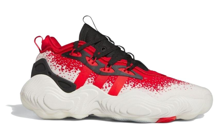 Lookbook adidas Trae Young 3 減震耐磨 中幫 籃球鞋 男女同款 黑白紅