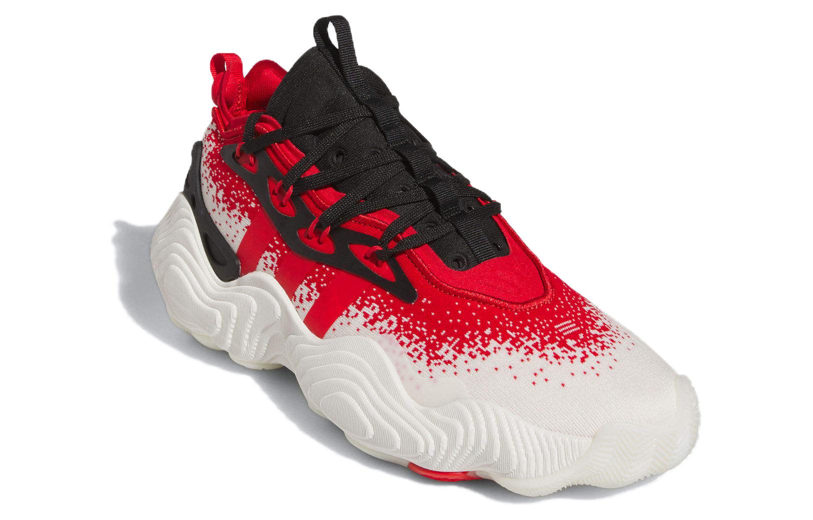Details for adidas Trae Young 3 減震耐磨 中幫 籃球鞋 男女同款 黑白紅
