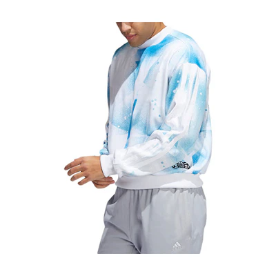 adidas Trae Young Basketball Graphic Pullover Hoodie White HF0750