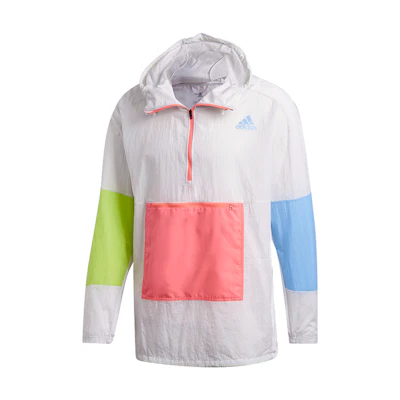adidas Trail Running Jacket Track Grey - Lightweight Waterproof Coat GC8606