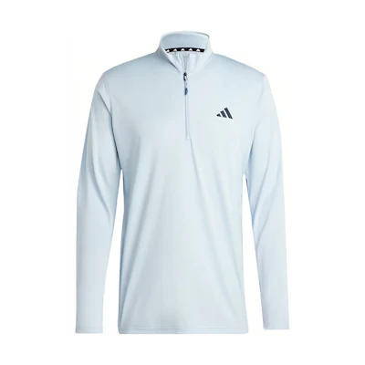 adidas Train Essentials Seasonal 1/4-Zip Sweatshirt Men’s Light Blue IJ9620