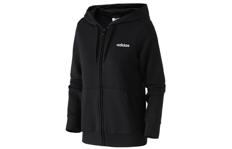 adidas Training Hoodie Zip Jacket Unisex Black DP2414