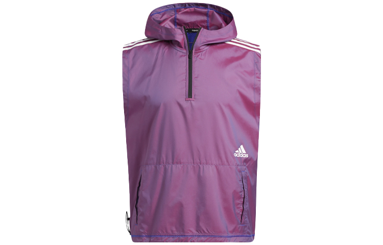 adidas Training Striped Hoodie Men’s Dark Purple GL0426