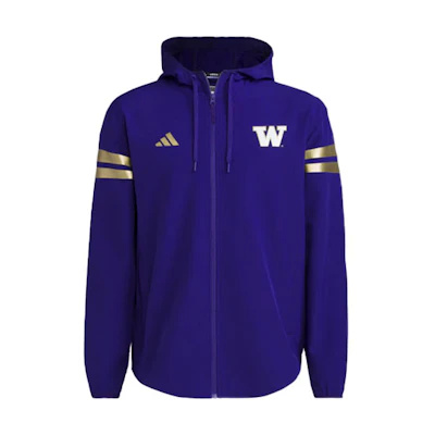 adidas Training Washington Strategy Navy Full-Zip Jacket Colorblock Print HY0218