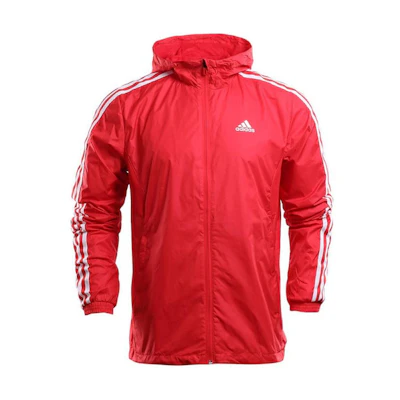 adidas Training Zip-Up Hoodie Jacket Red AJ3682