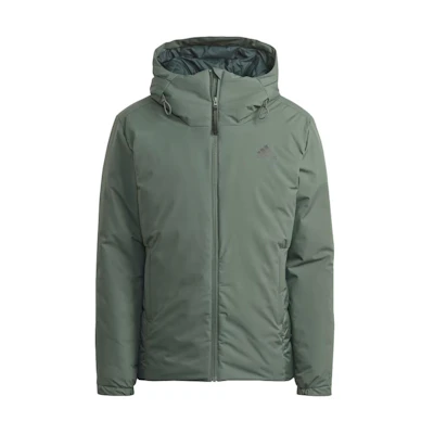 adidas TRAVEER Cold.Rdy Green Waterproof Hooded Parka Down Jacket. HG6014