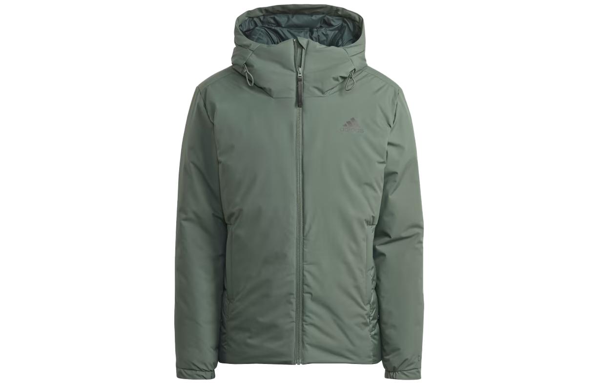 Order adidas TRAVEER Cold.Rdy  Green Waterproof Hooded Parka Down Jacket. HG6014