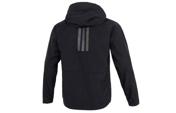 Lookbook adidas Traveer RR J 黑色連帽外套 休閒編織標誌條紋 HG6016