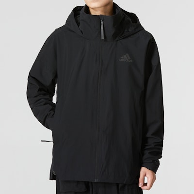 adidas Traveer RR J 黑色連帽外套 休閒編織標誌條紋 HG6016 Shop adidas Traveer RR J 黑色連帽外套 休閒編織標誌條紋 HG6016