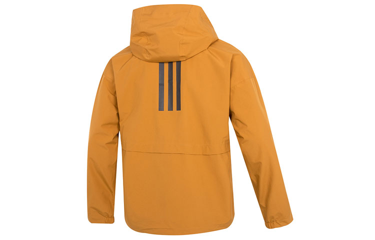 Lookbook adidas Traveer RR J Yellow Hooded Logo Stripe Jacket for Men HG6013