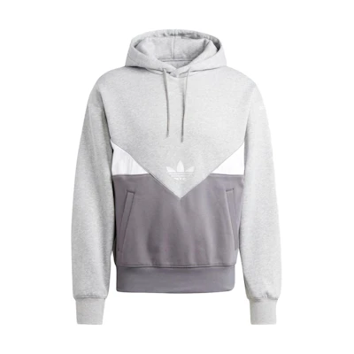 adidas Trefoil Adicolor Seasonal Reflective Hoodie Gray Loose Fit IU4244
