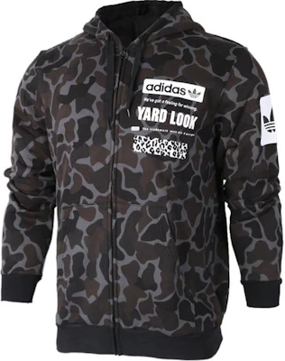 adidas Trefoil Camo Logo Print Hoodie Zip Jaket Hitam BS2040 Buy adidas Trefoil Camo Logo Print Hoodie Zip Jaket Hitam BS2040