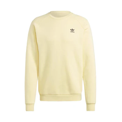 adidas Trefoil Essential Yellow Crewneck Sweatshirt Long Sleeve IA4830
