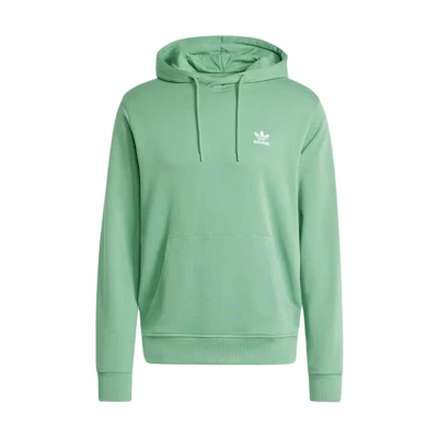 adidas Trefoil Essentials Green Hoodie Casual Long-Sleeve Sweater IX7671