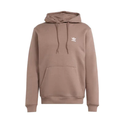adidas Trefoil Essentials Hoodie Earth Tone Pullover Sweatshirt IR7786