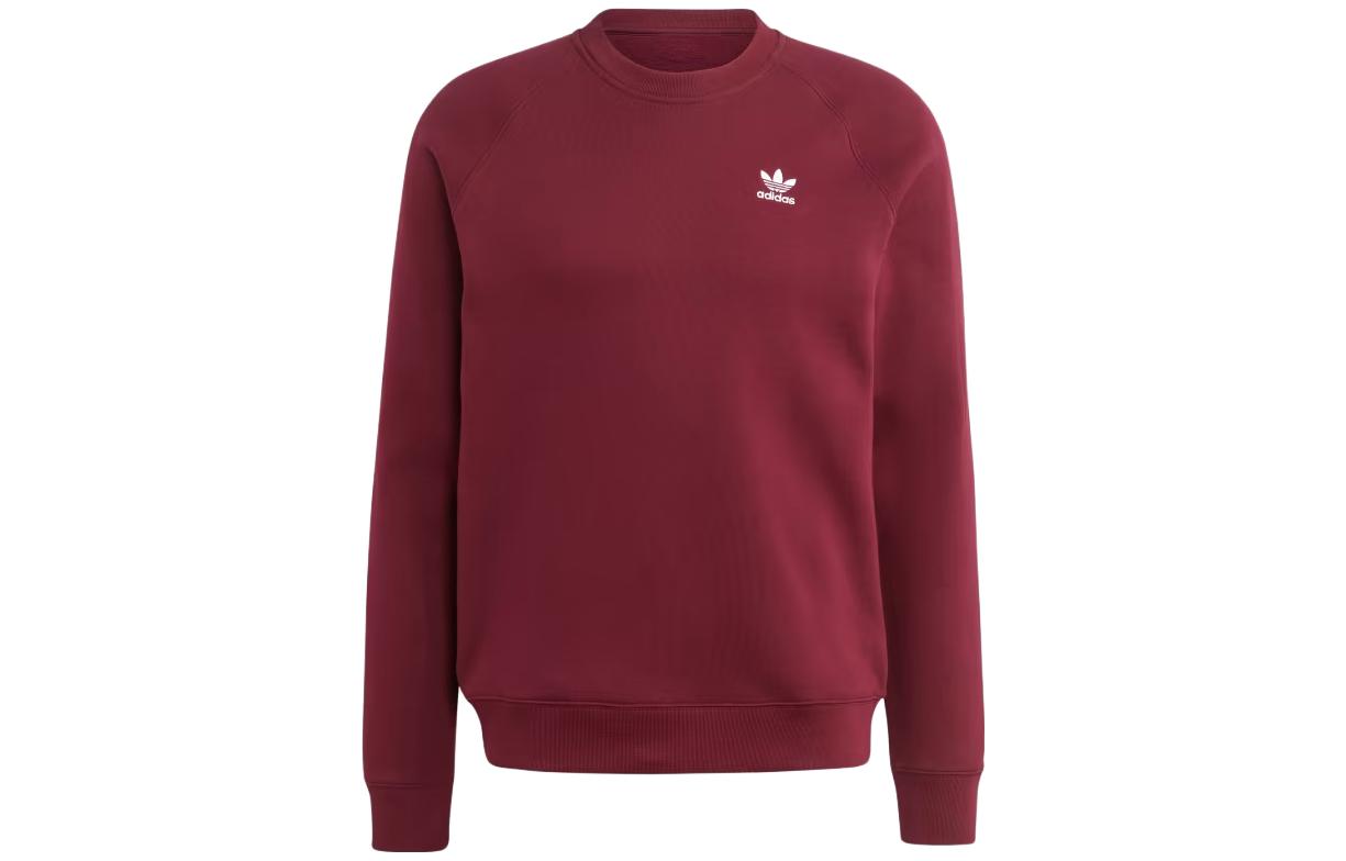 adidas Trefoil Essentials Maroon Crewneck Sweatshirt II5793