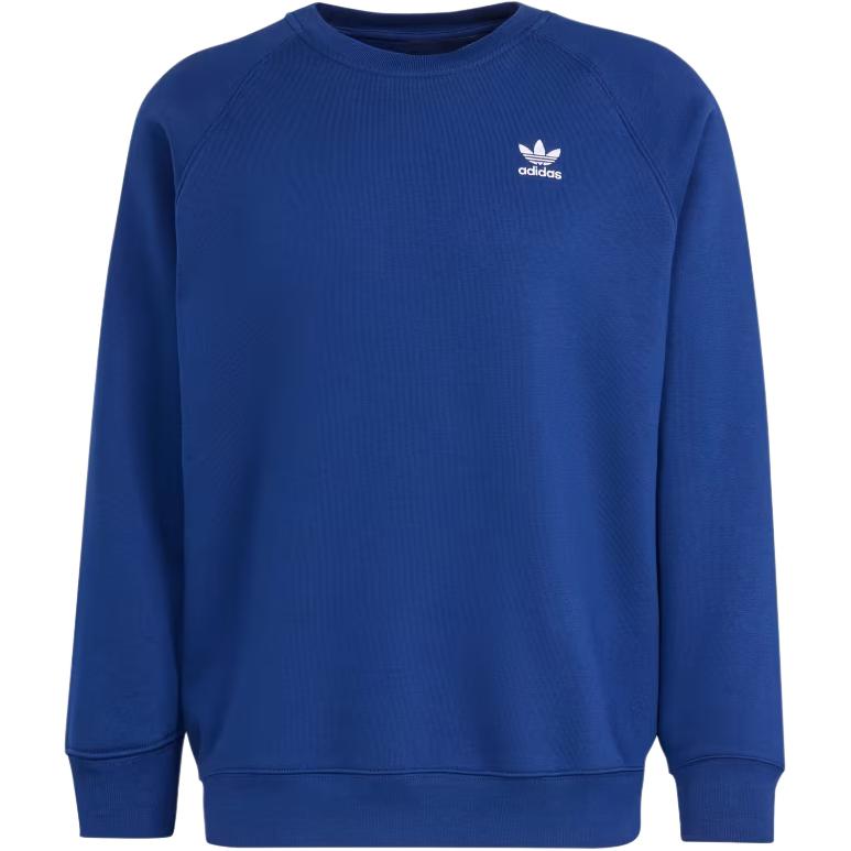 adidas Trefoil Essentials Unisex Crewneck Sweatshirt Navy Blue/White IM7677