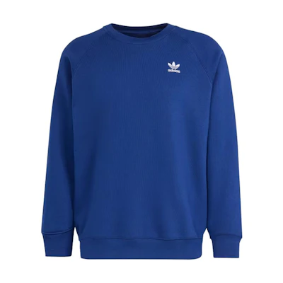 adidas Trefoil Essentials Unisex Crewneck Sweatshirt Navy Blue/White IM7677