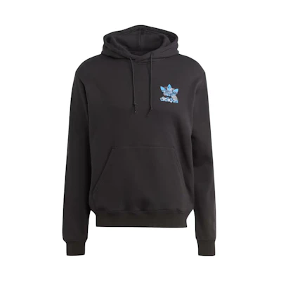 adidas Trefoil Graphic Liquid Logo Hoodie Black Casual Pullover II8170