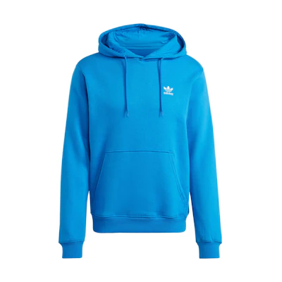 adidas Trefoil Hoodie Solid Logo Long Sleeve Blue Sweatshirt IP1334