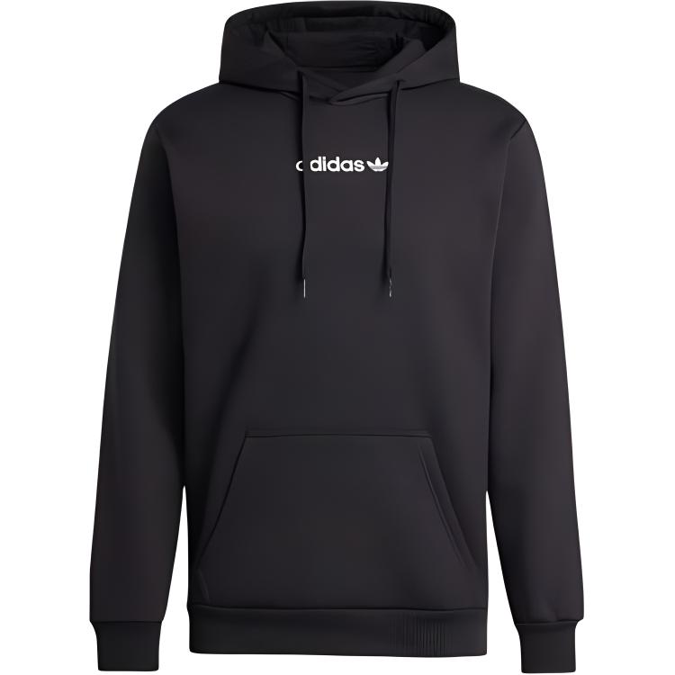 adidas Trefoil Logo Hoodie Black Sweatshirt JP3724