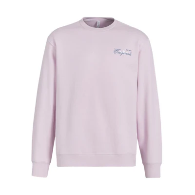 adidas Trefoil Logo Print Crewneck Pink Sweatshirt () IM1205