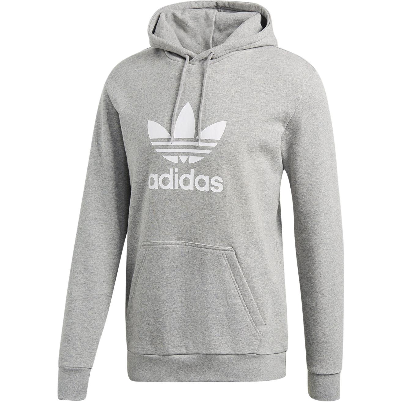 adidas Trefoil Logo Pullover Hoodie Japanese Edition Light Gray DT7963-JAPAN