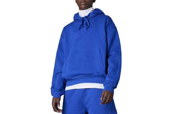 adidas Trefoil Logo Pullover Hoodie Klein Blue HM5117
