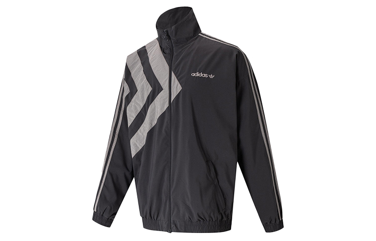 adidas Trefoil Logo Retro Track Jacket Grey - Sport Jacket GL6156