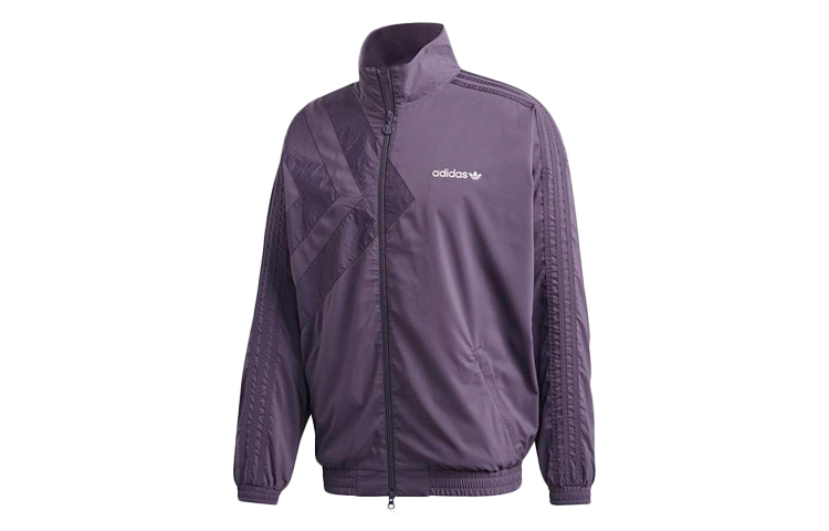adidas Trefoil Logo Retro Track Jacket Purple GL6157