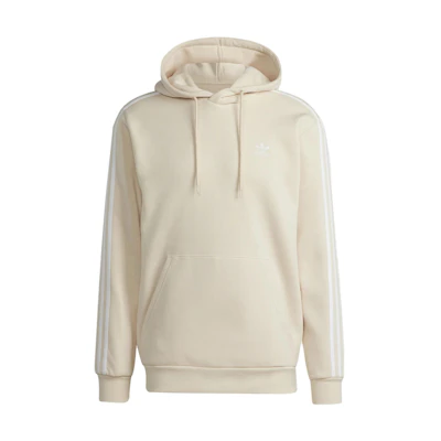 adidas Trefoil Logo Three-Stripes Hoodie White Long Sleeve IB1416