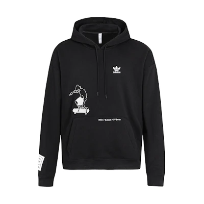 adidas Trefoil Nagaba HDY Black Logo Pullover Hoodie IK4309